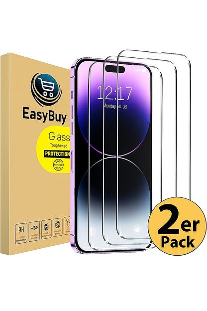 2er Set iPhone 16 9D Displayschutzfolie