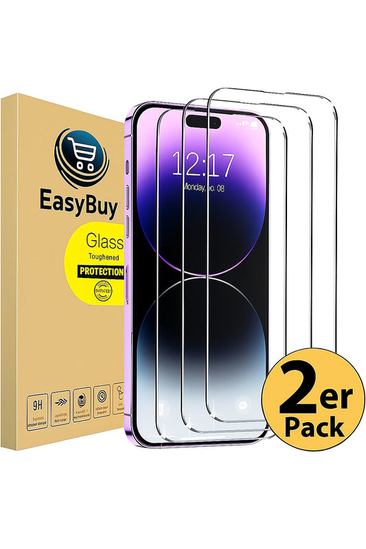 2er Set iPhone 16 9D Displayschutzfolie