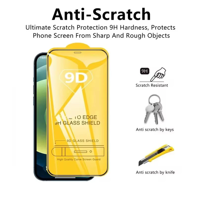 2er Set iPhone 16 9D Displayschutzfolie