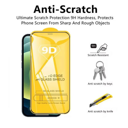 2er Set iPhone 16 9D Displayschutzfolie