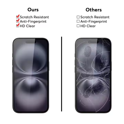 2er Set iPhone 16 9D Displayschutzfolie