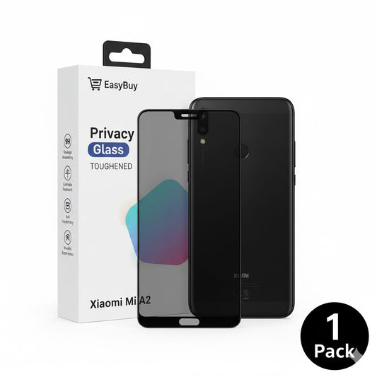 EasyBuy Privacy Glass Toughened Screen Protector für Xiaomi Smartphones. Bietet Blickschutz und 9H Härte für alle Xiaomi Modelle.